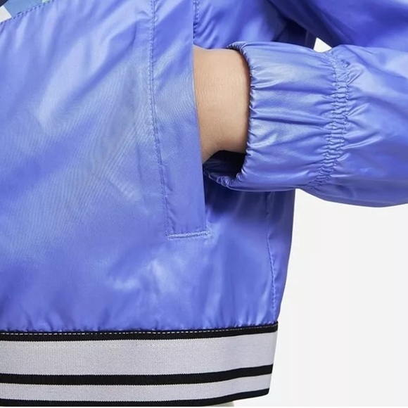 Nike Sportswear Wind Runner Girl's Graphic Floral Jacket Size XL - Picture 4 of 12